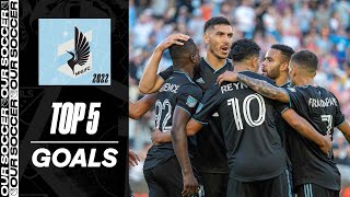 Minnesota United Top 5 Goals of 2022 [upl. by Salocin]