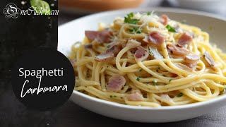 Easy and Delicious Spaghetti Carbonara Recipe [upl. by Dominy]