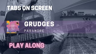 Paramore  Grudges Bass cover amp TABS [upl. by Studley]