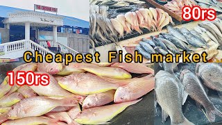 Cheapest Fish market in Chennai vanagaram fish market  1kg fish 80rs only🔥😲 [upl. by Adnolehs]