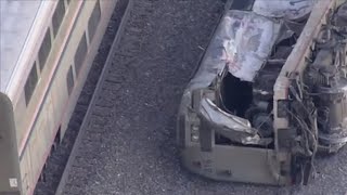 Amtrak train headed to Chicago derails in Colorado [upl. by Tuneberg749]