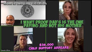 I want Proof Dad is the one Paying his Child Support and NOT his Mother  Mom is Denying Visitation [upl. by Eurydice236]