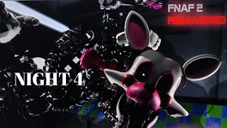 NIGHT 4 IS SUPER CRAZY Five Nights at Freddys 2 REIMAGINED Roblox [upl. by Chafee]