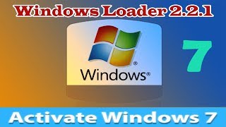 Activate windows 7 by windows loader v221 تفعيل جميع نسخ ويندوز 7 [upl. by Yelwah]