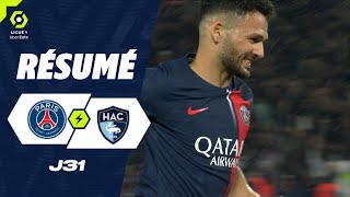 PARIS SAINTGERMAIN  HAVRE AC 3  3  Résumé  PSG  HAC  20232024 [upl. by Arebma]