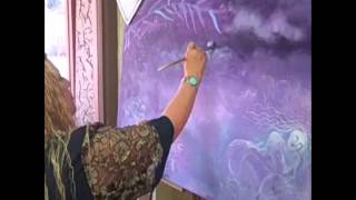 Sedona Artist Angel Lightfeather Painting quotLife Is But A Dreamquot [upl. by Akkim684]