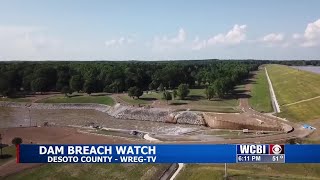 Potential dam breach watch issued for Arkabutla Dam [upl. by Ynetsed]