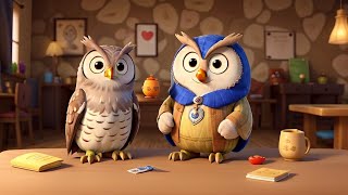 The Wise Owl 🦉Nursery RhymeBest Song For KidsIn The Forest High Up In The Treesshorts🤩🥰😍 [upl. by Nowtna]