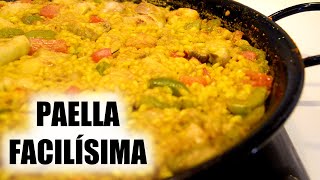 ▶︎ Cómo hacer PAELLA FÁCIL mixta PASO a PASO para 2 🤤 [upl. by Bunnie]