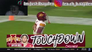 Leach reacts To 17 Iowa State VS Kansas Jayhawks  Full Game HIGHLIGHTS  November 9 2024 [upl. by Nwahc434]