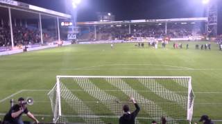 Charleroi 3  1 Anderlecht Ambiance de fin de match [upl. by Anai874]