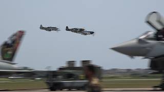 3x P51 Mustang Amazing V12 Merlin Sound over Italy [upl. by Niwroc590]