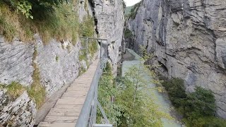 Vlog 204 visit aare gorge and reichenbach falls switzerland🇨🇭OFW FIL🇵🇭SWISS🇨🇭 [upl. by Robbert]