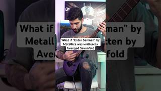 What if “Enter Sandman” by Metallica was written by Avenged Sevenfold shrots [upl. by Ahsinauj]