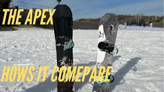 Snowboarding on The Apex Orca  Review [upl. by Sihun]