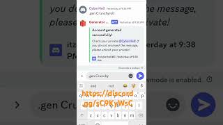 Discord Free Generator  Free Generator 2024  shortsviralnitrodiscordfreegenerator [upl. by Kcirad]