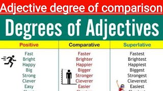 Adjective Degree of Comparison By Deepti maam What is an example of a degree comparison [upl. by Fachini954]