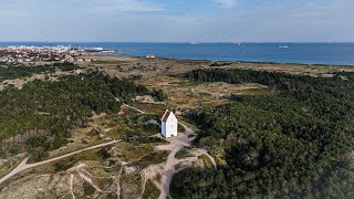 Den tilsandede kirke Sankt Laurentii Kirke Middelalderlig Gotisk Kirke Skagen Skagerak [upl. by Daveen980]