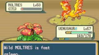 PM Pokémon Leaf Green  VS Moltres [upl. by Jules]