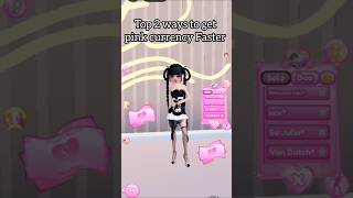 How to get dti pink money faster🌹shorts roblox dresstoimpress [upl. by Seko603]