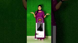 Meesho Black Gown 😍 sravanthihauls meesho meeshohaul meeshohaulintelugu meeshoreview shorts [upl. by Arracot]