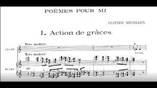 Messiaen Olivier 19361937 Poèmes pour Mi pour soprano et piano — Maria OrànYvonne Loriod [upl. by Astraea]