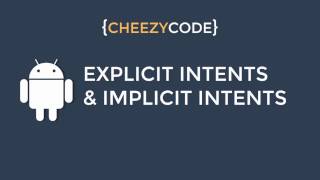 Android Intent Tutorial  Explicit and Implicit Intent With Examples  9 [upl. by Leivad]