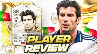 89 ICON FIGO PLAYER REVIEW EAFC 24 ULTIMATE TEAM [upl. by Bac210]