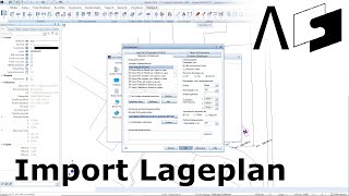 Import Lageplan in Allplan auf Nullpunkt [upl. by Wieche8]