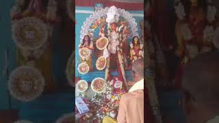 Puja Mantra jagadhatriapuja pushpanjali shiv village bengal india devotion shortsvideo [upl. by Attenweiler]