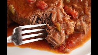 Slow Cooker Swiss Steak Recipe [upl. by Nyrb]