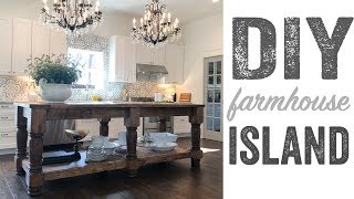 DIY Kitchen Island [upl. by Ahsikel]