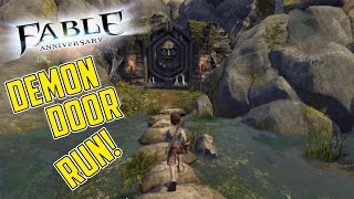 DEMON DOOR RUN  Fable Anniversary [upl. by Ytoc]