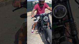 Arranca🧨 fortyeight motorcycle harley harleydavidson ink custom sportster custombikes [upl. by Fidelio251]