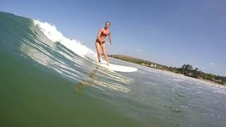 Surfing in Goa on the beautiful Mandrem beach [upl. by Xavier]