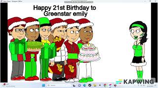 Happy 21st Birthday To Greenstar emily [upl. by Heintz]