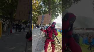 Lucca comics amp games 2024 deadpool cosplay cosplayer [upl. by Erma420]