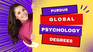 Purdue Global Psychology Degrees [upl. by Anilet]