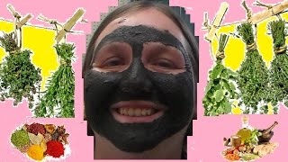 Face Mask DIY Herbal amp Natural with recipe [upl. by Nekcarb]