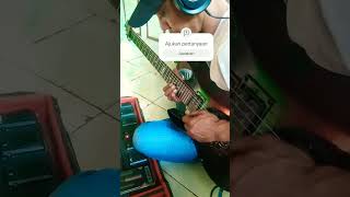 MELODI NA LAGU  Anjen pop sunda   Di ajarna pake metronom guitar solo [upl. by Airehs428]