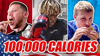 SIDEMEN 100000 CALORIES IN 24 HOURS CHALLENGE USA EDITION [upl. by Notlrak]