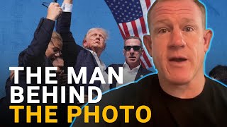 How I took the iconic photo from Donald Trumps assassination attempt  Evan Vucci [upl. by Enaillil722]