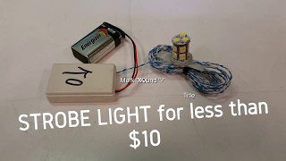 DIY PPG  Emergency strobe light for less than 10 [upl. by Nhguavahs]