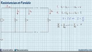 Resistencias en Paralelo  Circuitos en Paralelo [upl. by Namruht304]