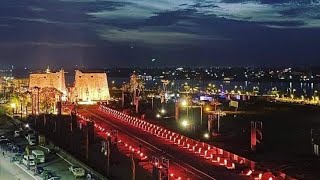 The Grand Opening of the Sphinx Avenue in UpperEgypt Luxor افتتاح طريق الكباش بالاقصر [upl. by Raybin]