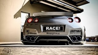 LBWK Liberty Walk GTR R35 Startup amp Revs w Armytrix GTR Titanium Valvetronic Exhaust straight pipe [upl. by Maleeny]