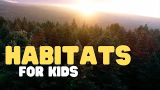 Habitats for Kids  Learn all about deserts forests grasslands mountains and more [upl. by Aneek]