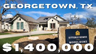 Luxury Living in Cimarron Hills Georgetown TX  Sitterle Homes 4Bedroom Masterpiece [upl. by Allsopp]