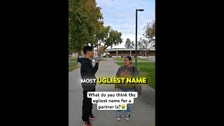 What’s yall ugliest name interview trending college funny viralvideo reels comedy [upl. by Nosrettap]