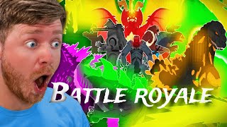 Reacting to KAIJU BATTLE ROYALE Crazy [upl. by Hazeghi]